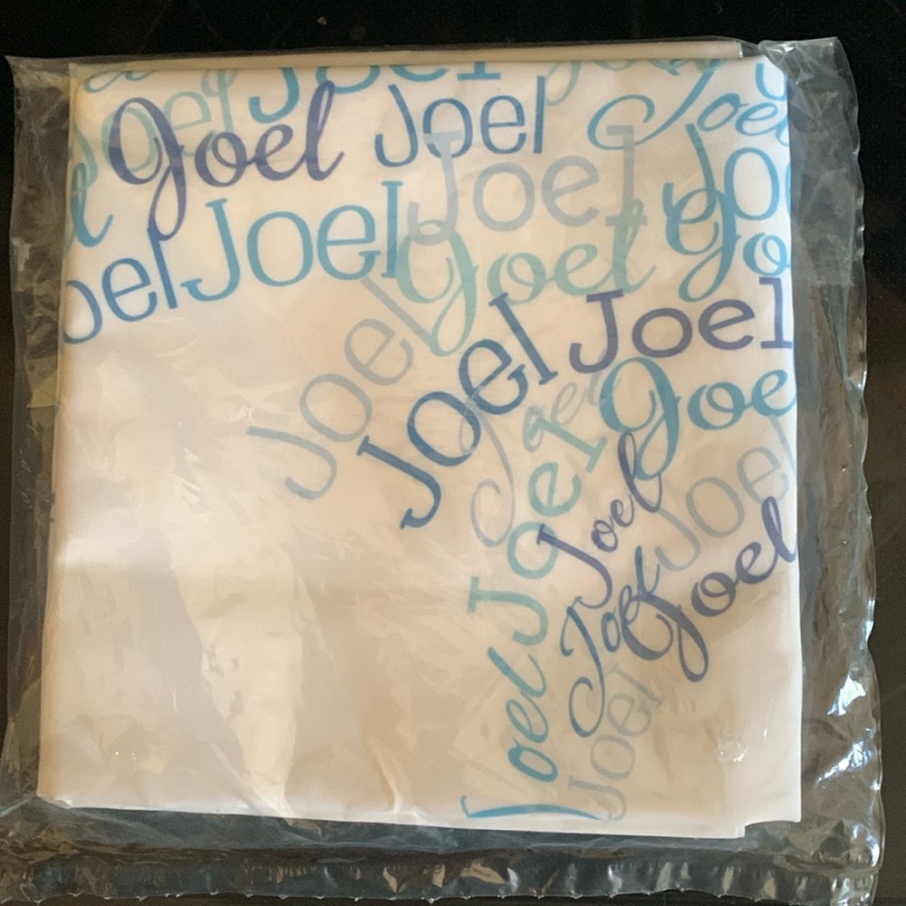 Name Art pillowcase- Joel
